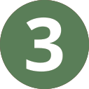 3 on green circle